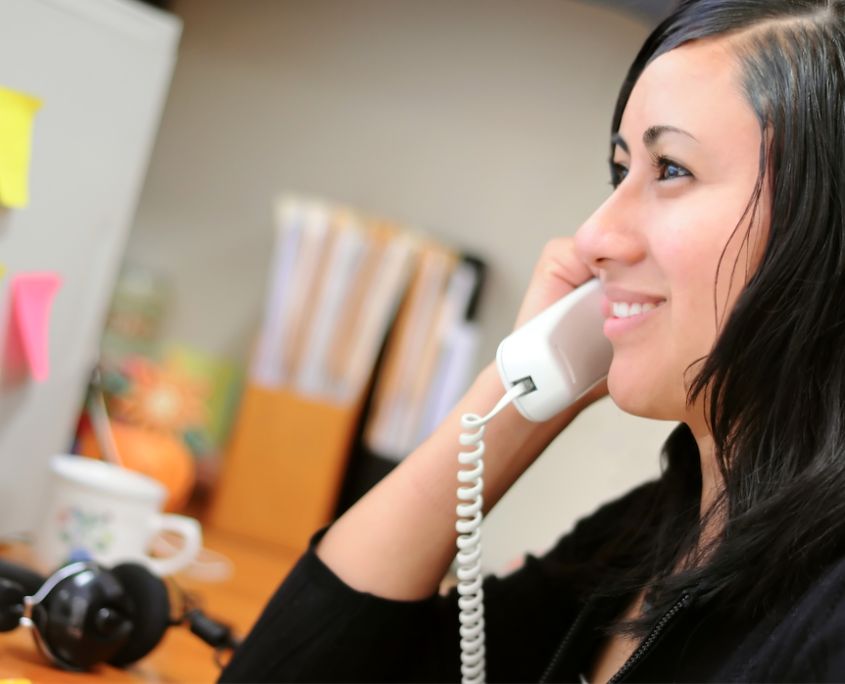 Girl talking on the phone